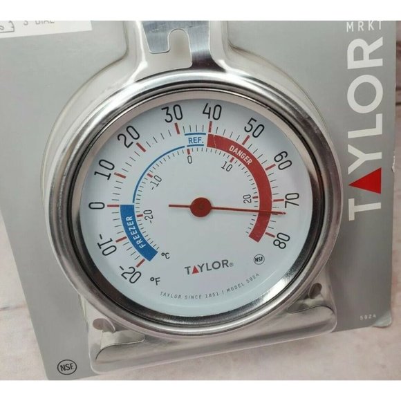 Taylor Precision Large Dial Fridge/Freezer Thermometer, Made for Durability - Picture 4 of 9